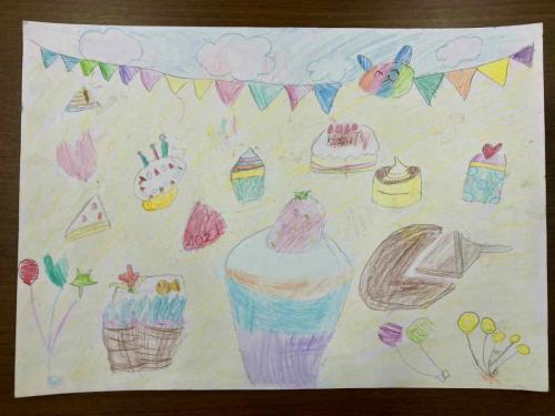 1年「けーきのせかい」