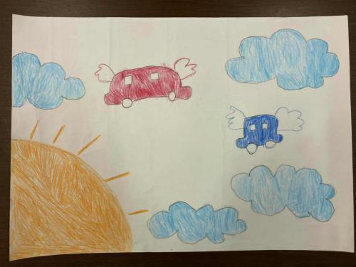 1年「そらとぶくるま」