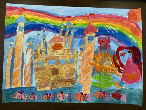 2年「カラフルで楽しい海の世界」