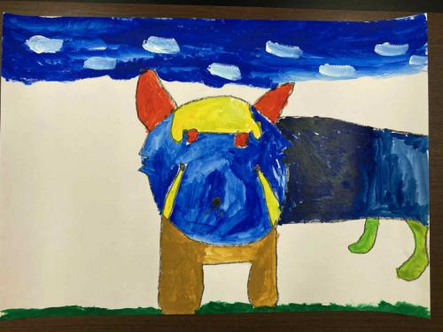 3年「カラフルレッサーパンダ」