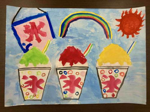 3年「夏を感じるカキ氷」