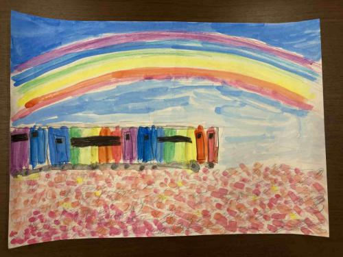 3年「虹色電車」