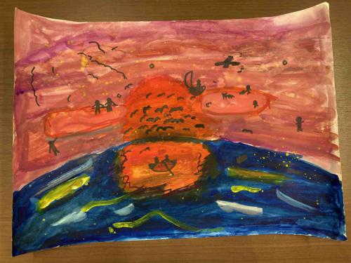 5年「うつくしい空」