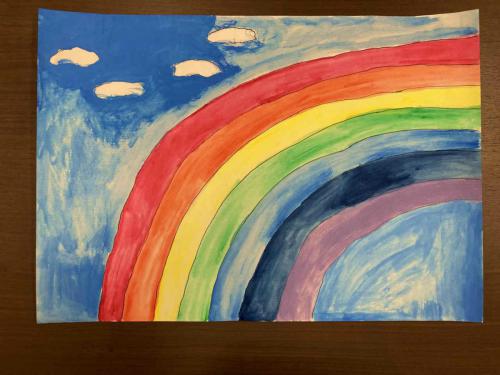 6年「７色のにじ」