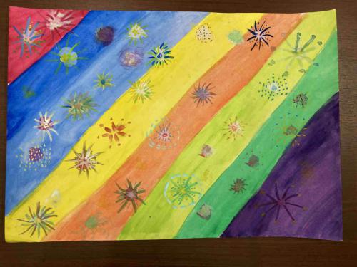 6年「にじの空に」