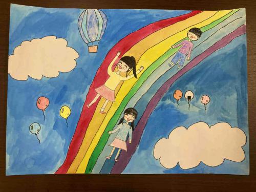 6年「空のすべり台」