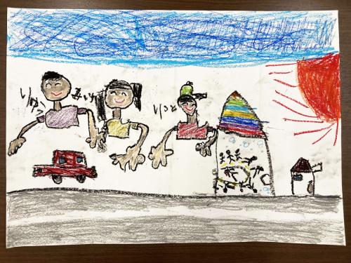 家族でドライブ