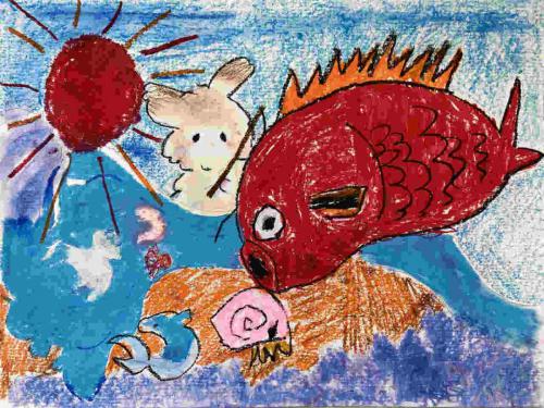 たいをつるうさぎ