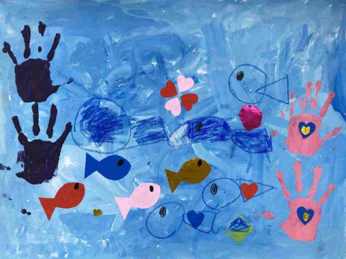 くらいさきみちのさめのなか