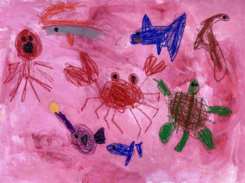 ゆうやけがしずんだうみ